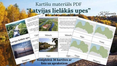 Lielākās Latvijas upes, PDF