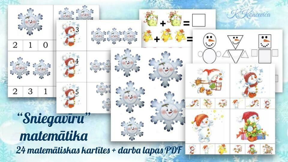 Sniegavīru matemātika, PDF