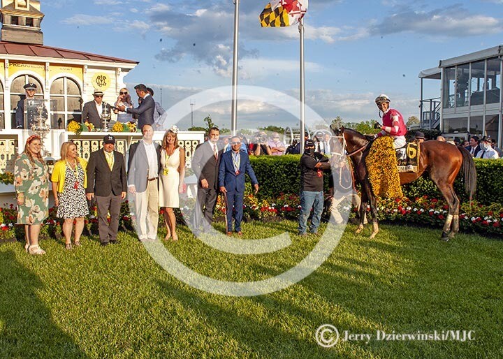 2021 Preakness Winner's Circle