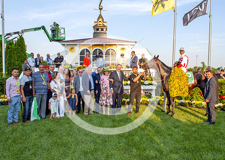 2022 Preakness Winner's Circle