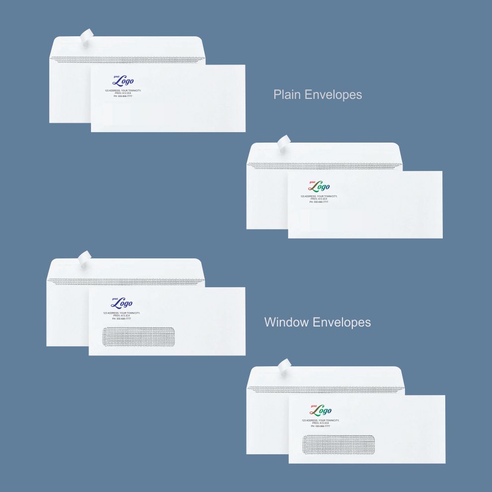 No. 10 Mailing Envelopes + Peel N Seal  + Confidential (4.125 x 9.5 inches)