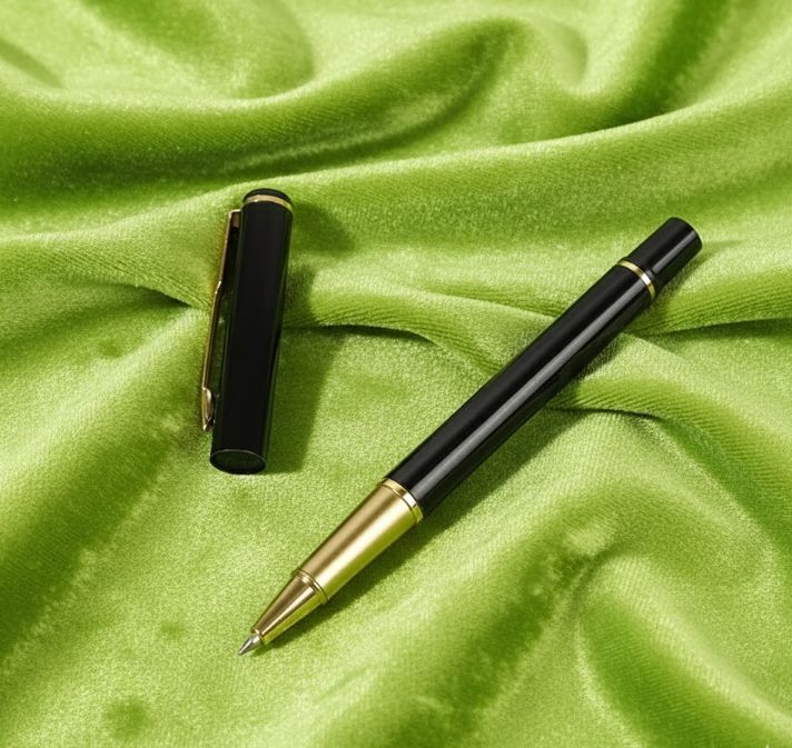 AJP016BLK - Business Ballpoint Pens black with gold