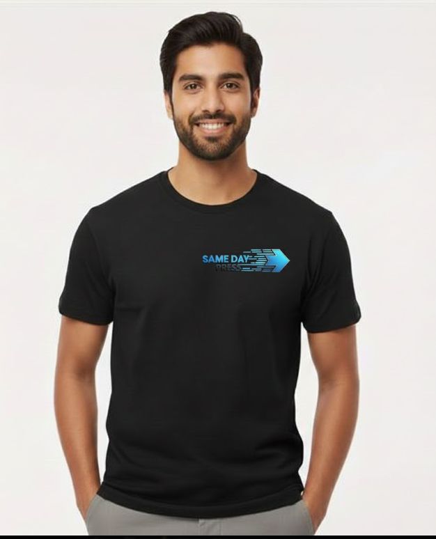 M&O 4800 - Round Neck - Adult Gold Soft Touch - Black T-Shirt M&O 4800 - Round Neck - Adult Gold Soft Touch - Black T-Shirt