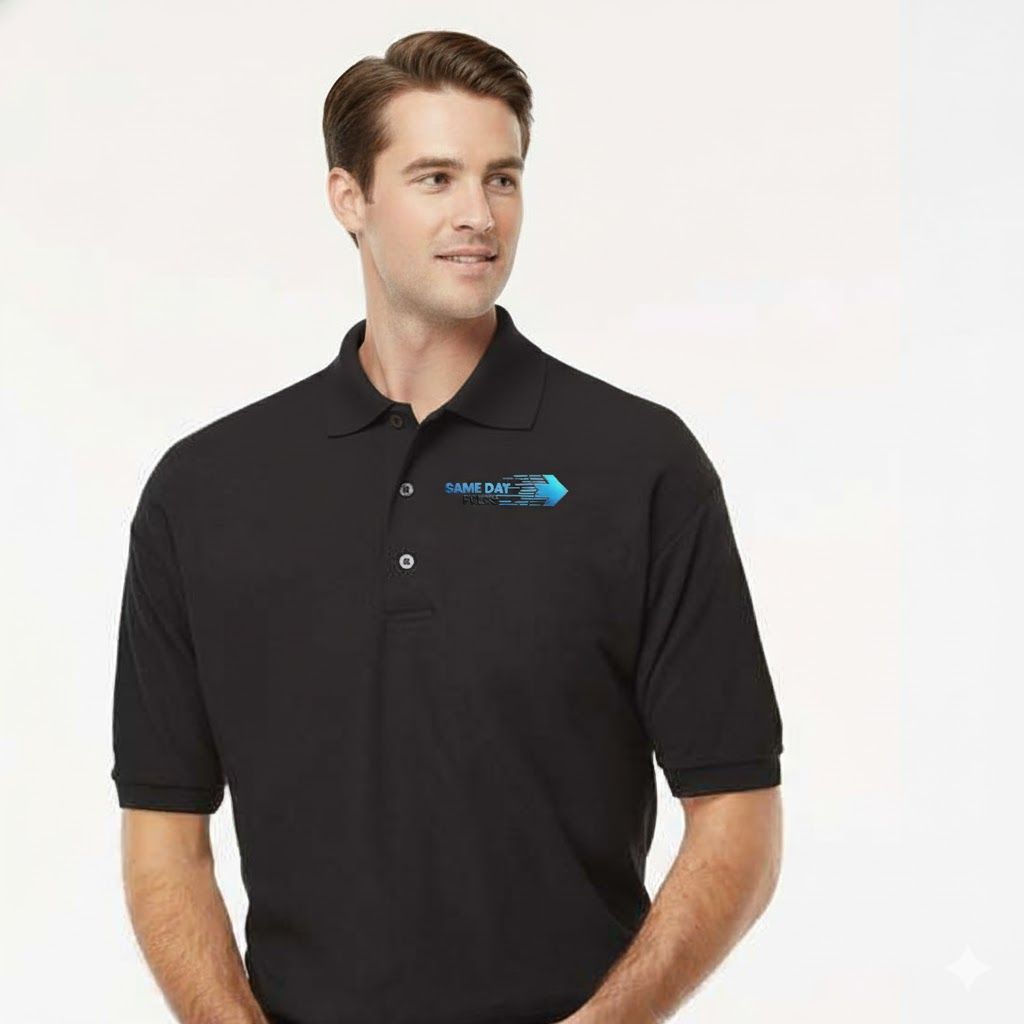 M&O 7002 - Combed Ring Spun Pique - Black - Polo Short Shirt M&O 7002 - Combed Ring Spun Pique - Black - Polo Short Shirt