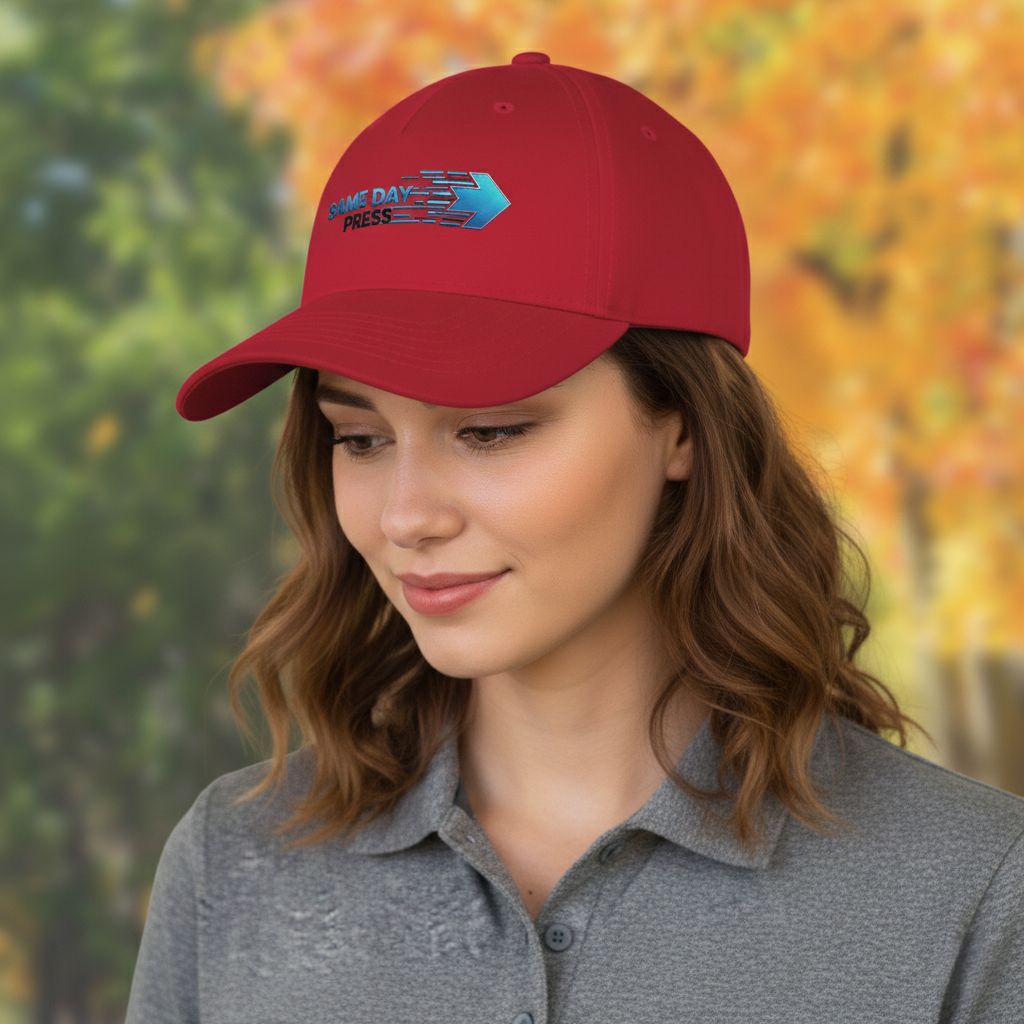 Red Cap - 5910M Polycotton 5 Panel Constructed Full-Fit-Five Red Cap - 5910M Polycotton 5 Panel Constructed Full-Fit-Five