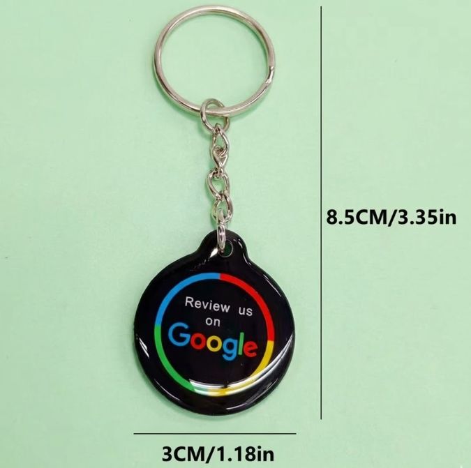 NFC Google Review Keychain
