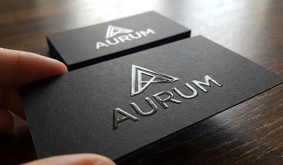 Raised Spot UV + 16 Point Business Cards