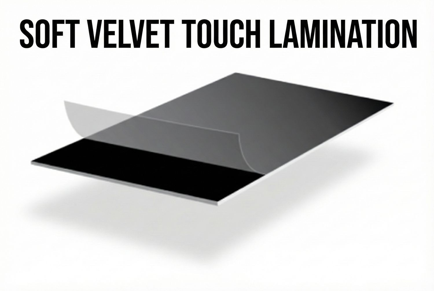 Raised UV + Velvet touch (Soft touch ) Business Cards  (18 Pt card stock)