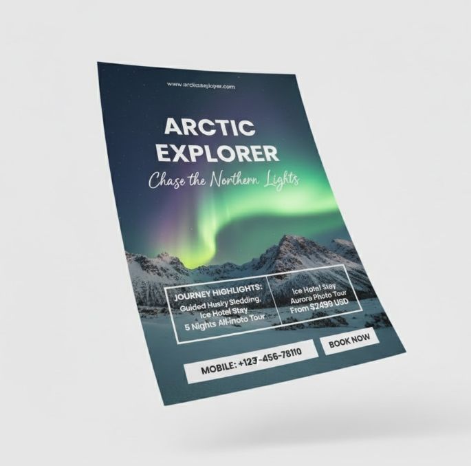 5.5" x 8.5" Single Side printed Flyers ( Half page )