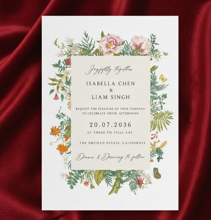 Wedding cards -  5"x7" -14Pt thick