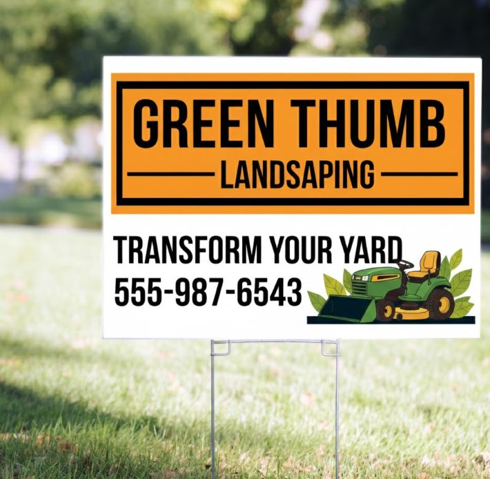 Same Day Coroplast Signs ( Pickup only )