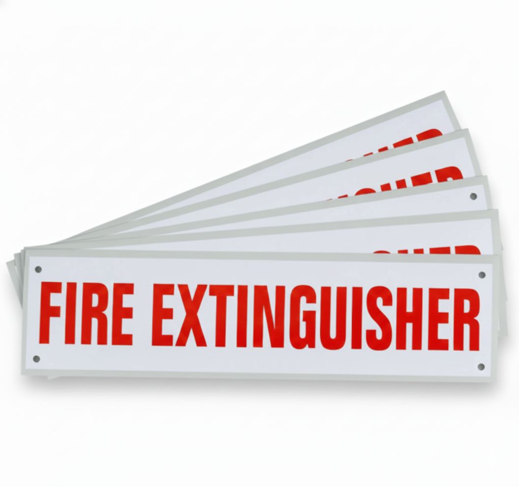 Fire Extinguisher inside Label/ Sticker