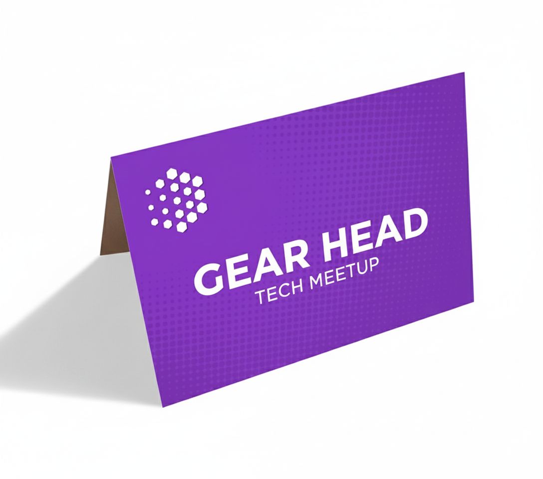 Semi Gloss - Mini Foldable Cards- 3.5"x 4" -14Pt Thick