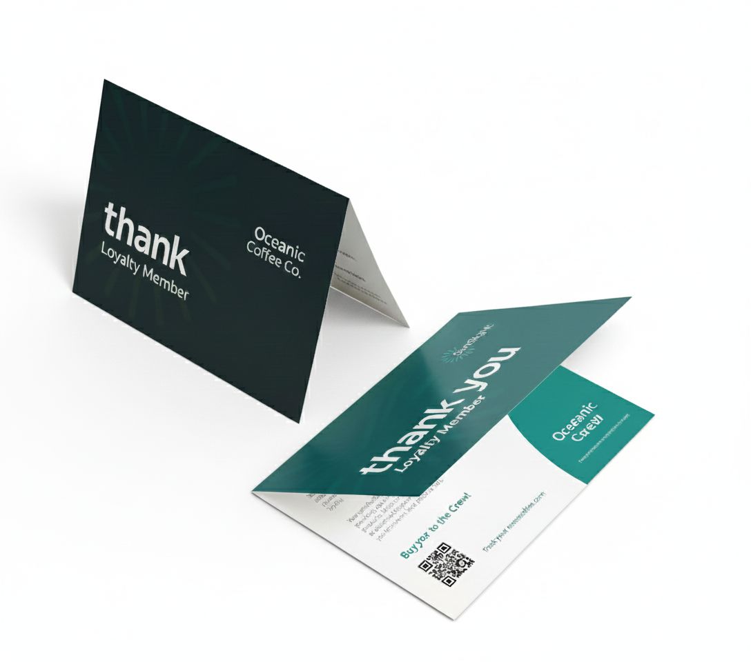 Standard Foldable Semi-gloss Cards- 10"x7" -14Pt Thick