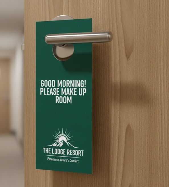 Door Hangers - 8.5"x 3.5" (standard size )