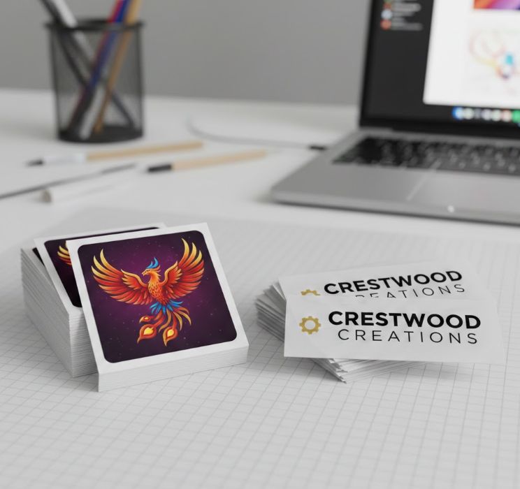 Paper Labels (Small  Quantities -up to 250)