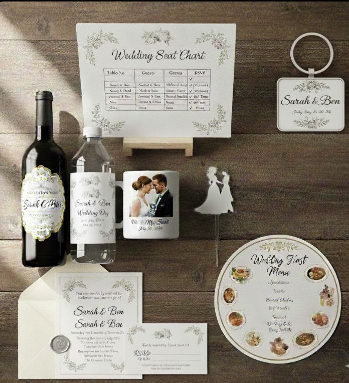 Wedding  Custom printing