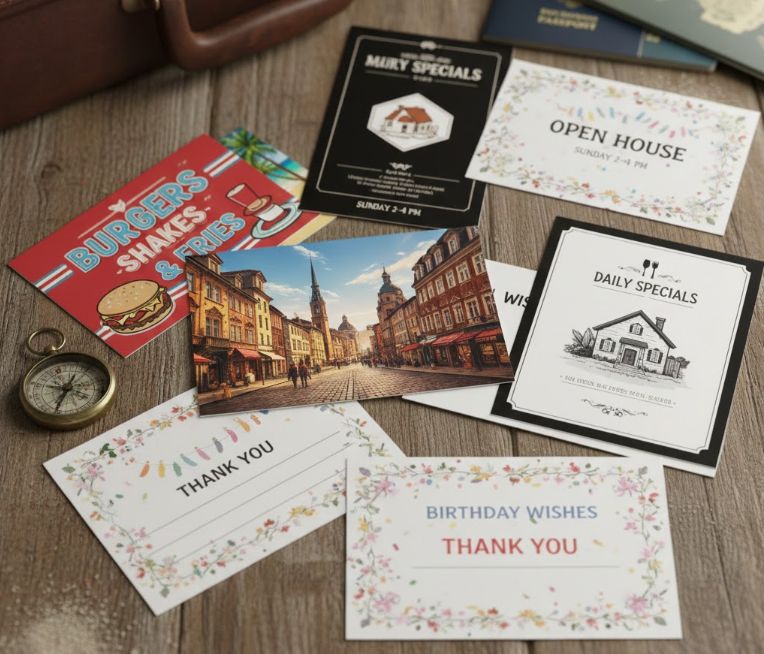 Straight-Cut Cards (Flat Cards)