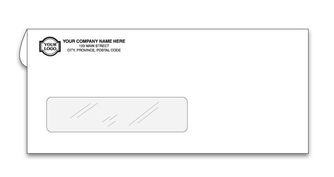 No. 9  Mailing Envelopes + Gummed  + Confidential (4 x 9 inches)