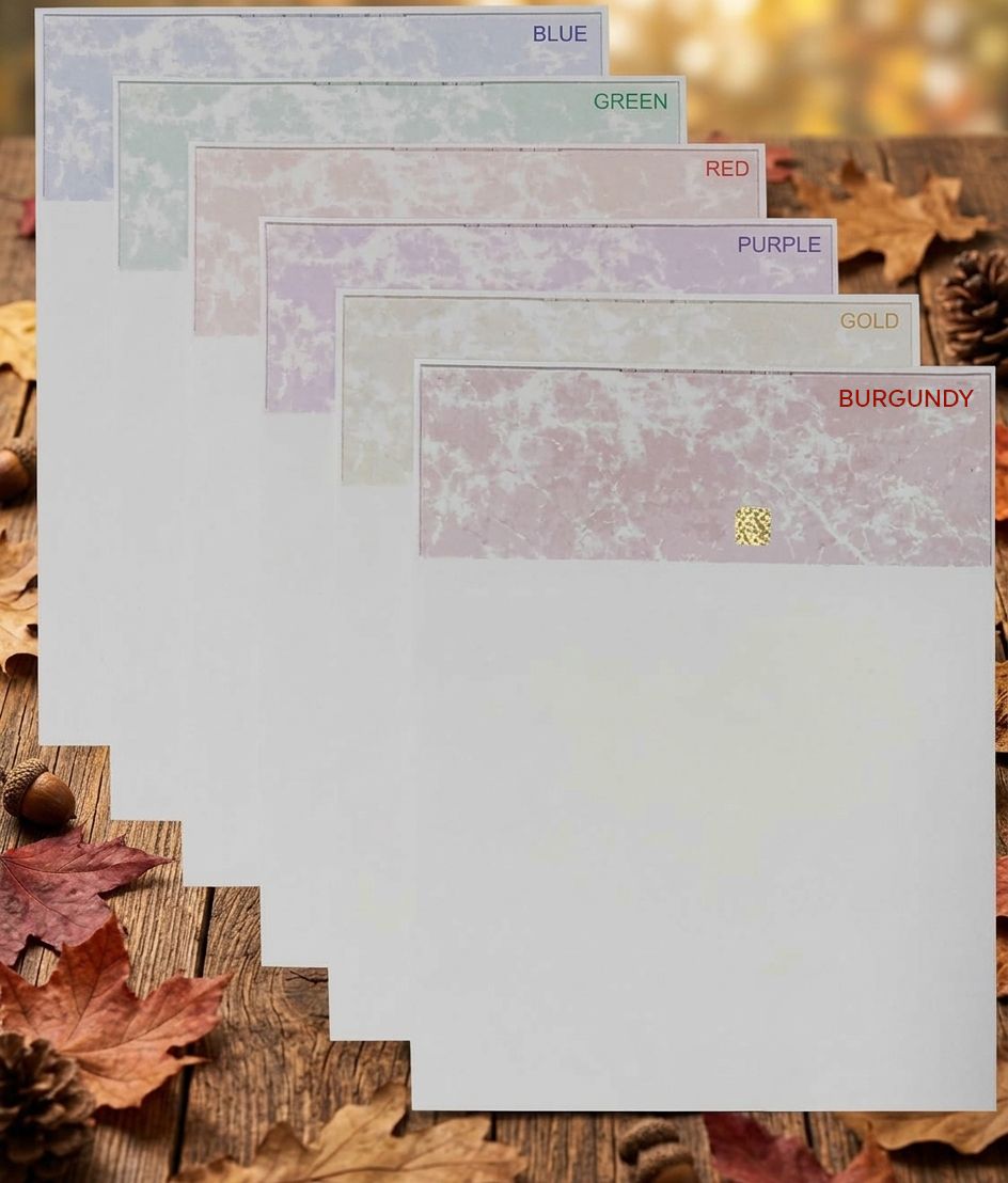 Computer Printable Cheque (Cheque on top )