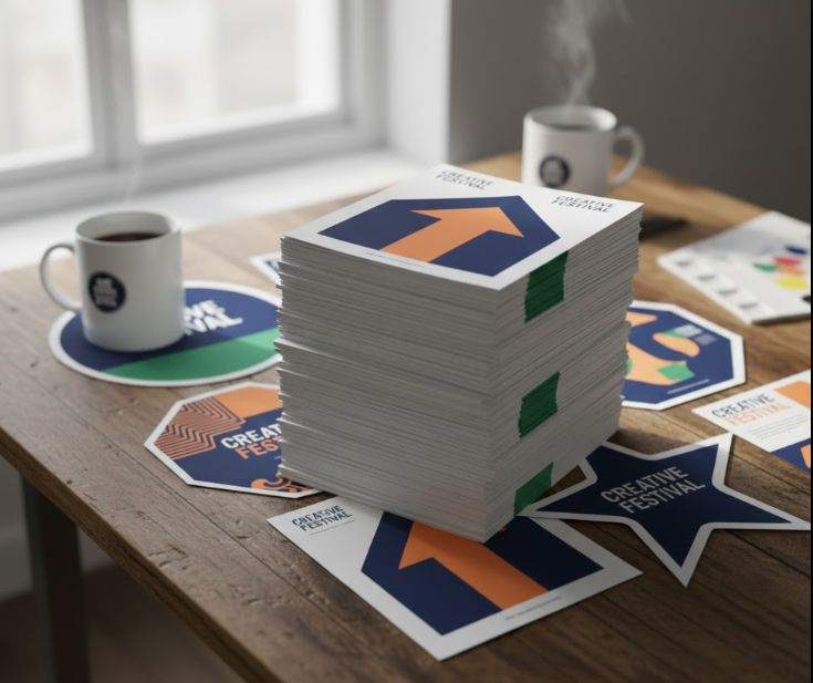 100Lb Flyers -8.5 inch x 11 inch ( Full page) - Full color -Single side print