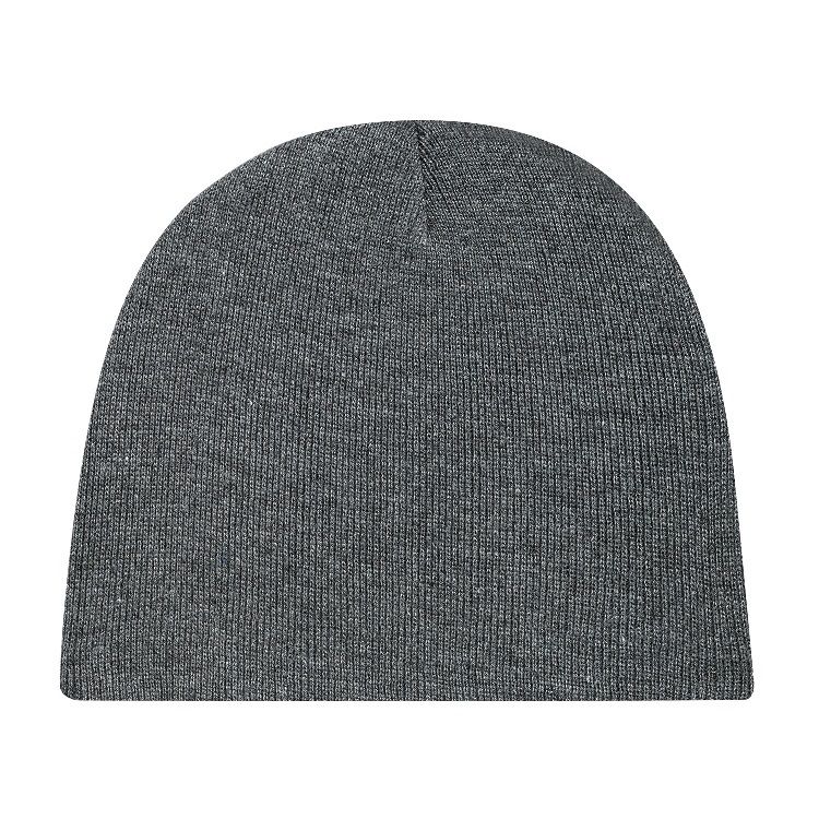 Lightweight Acrylic Board Toque, Rib knit- Dark Gray
