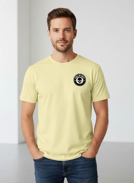 Corn Silk  Yellow - Gildan 5000 - Adult Heavyweight Cotton 8.8 oz. T-Shirt