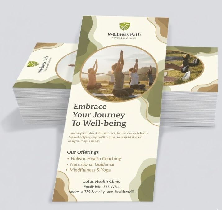 Writable Rack card - 8.5"x 3.5" (standard size ) - 14 Pt thick