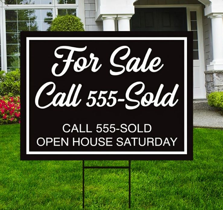Lawn Signs - Bulk price 5-7 business days