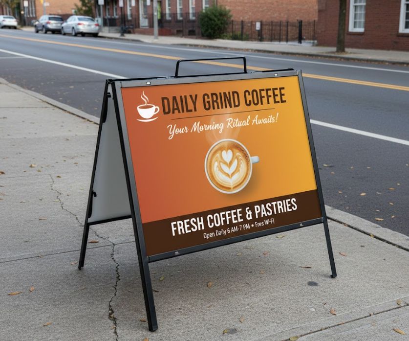 A frame Signs - Small  (18 inch x 24 inch )