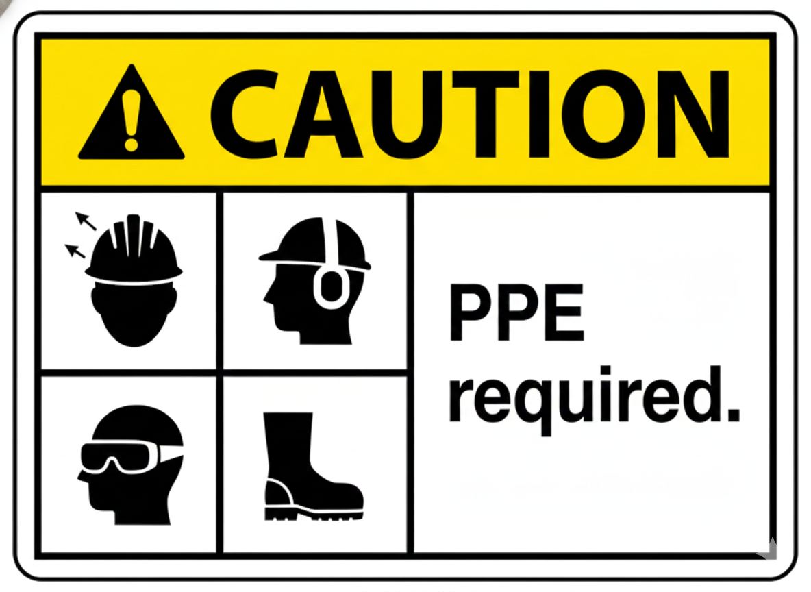 PPE Required Sign
