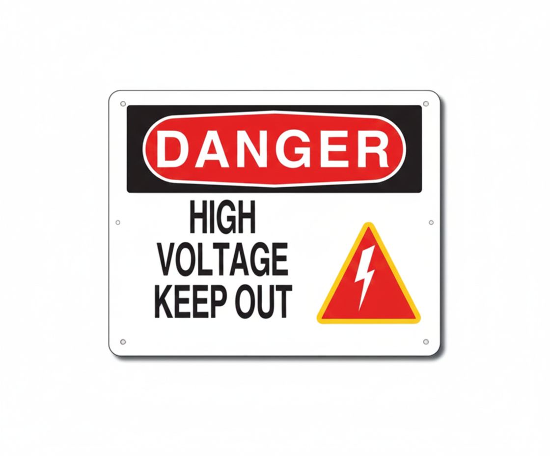 Danger High Voltage  sign