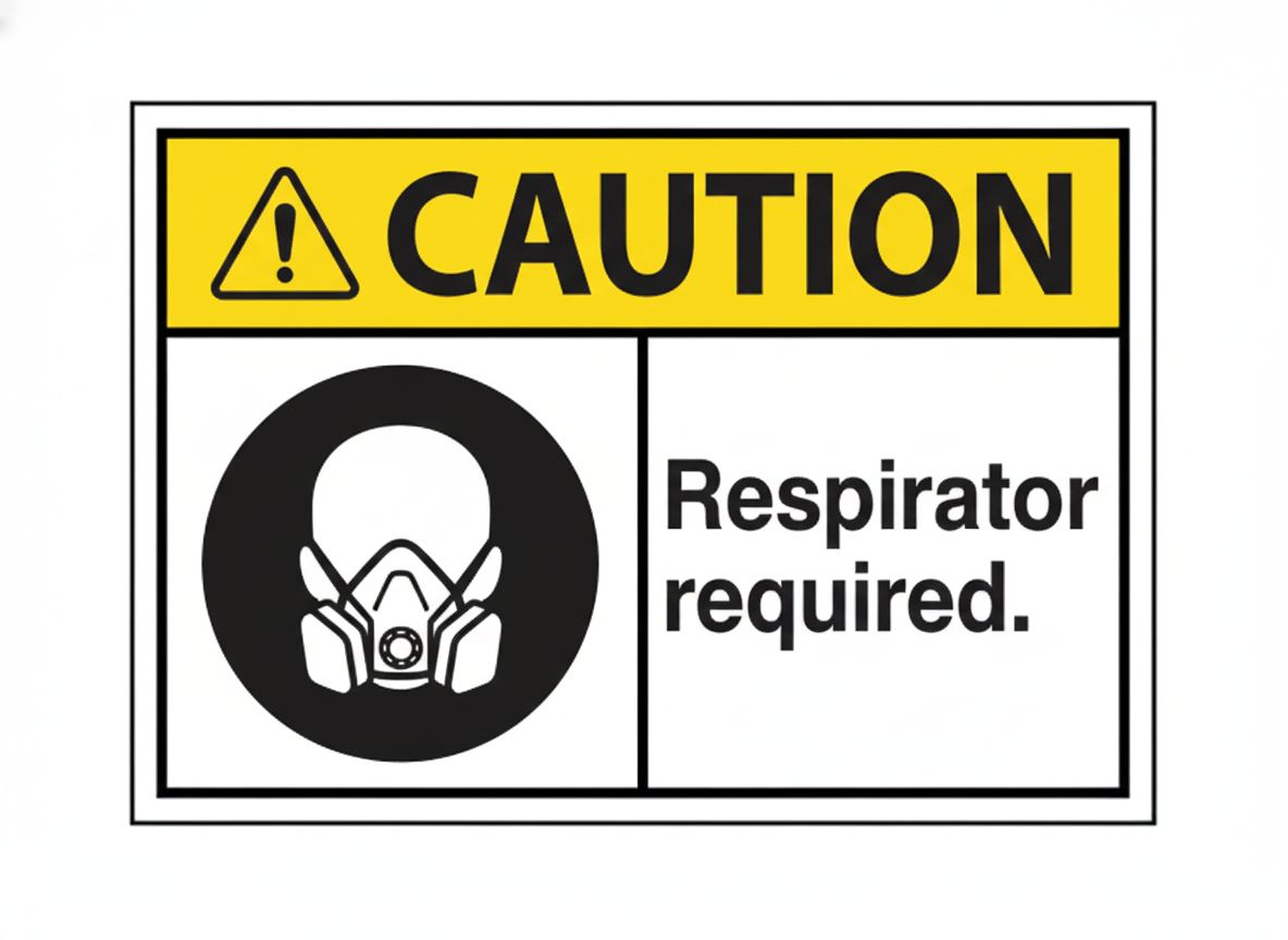 Respirator Required Sign