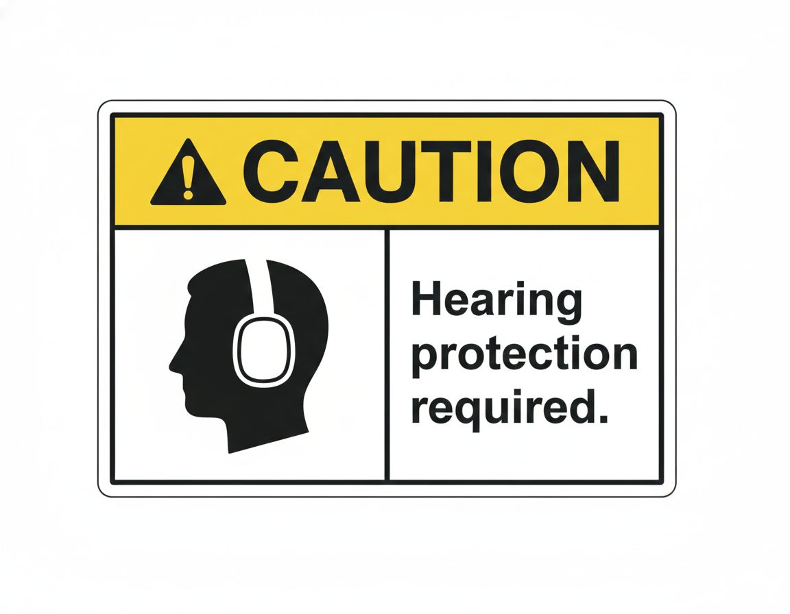 Hearing protection  sign