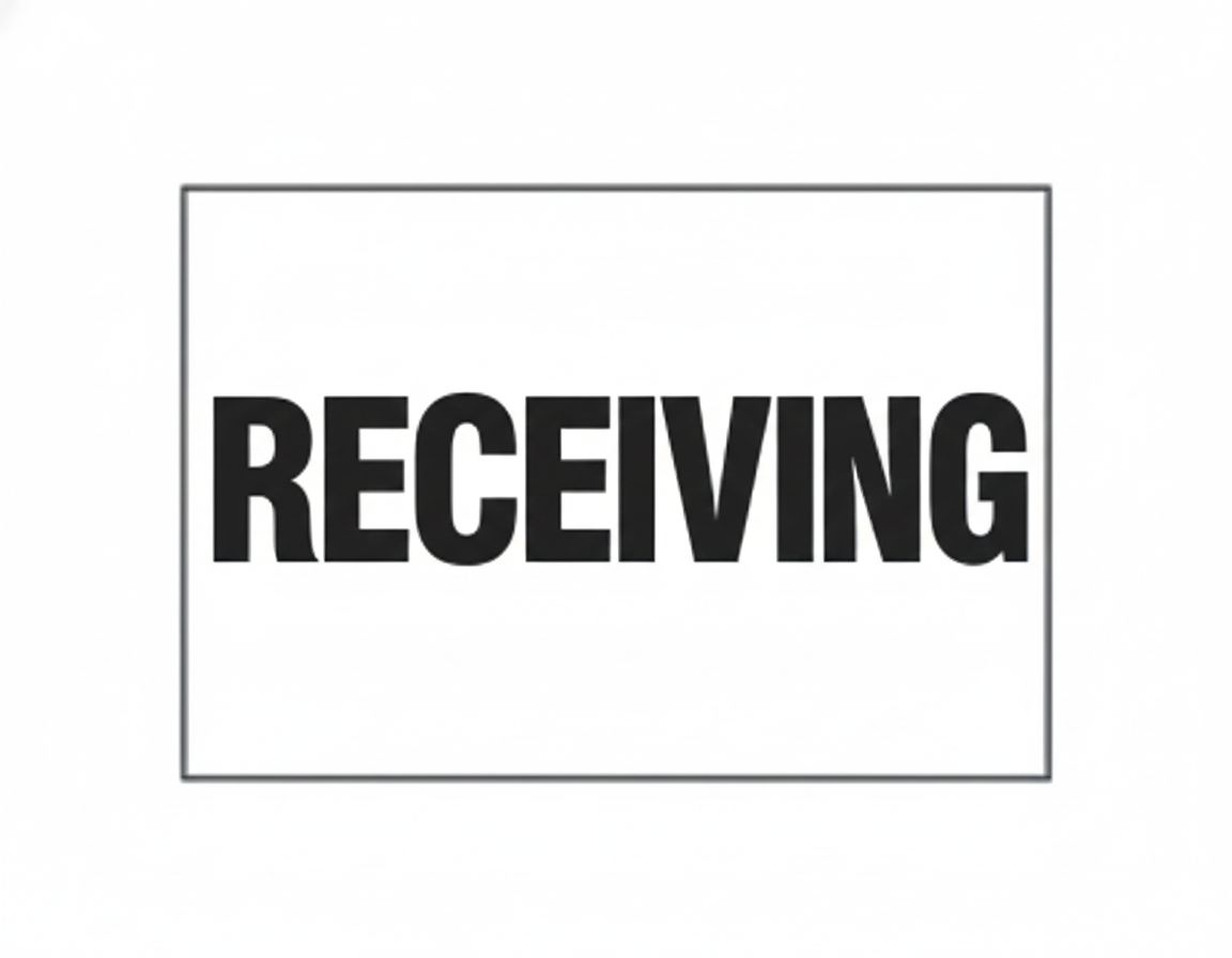 Receiving sign