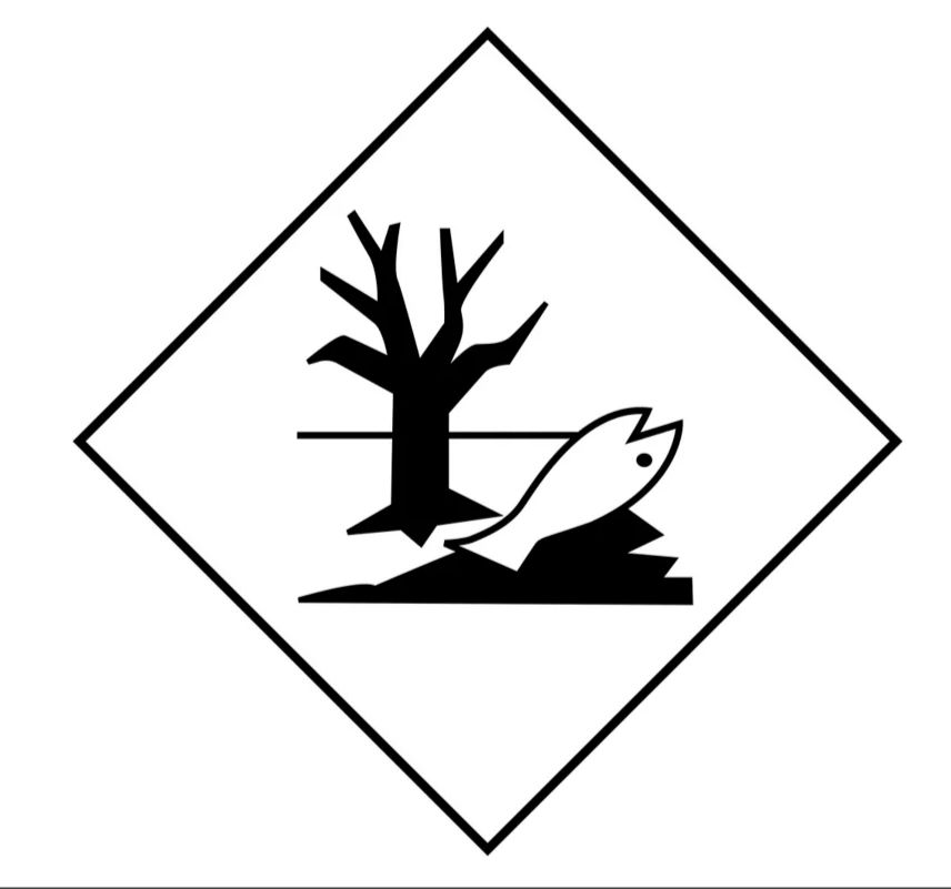 T.D.G. Placard - Vinyl Sticker - Marine Pollutant