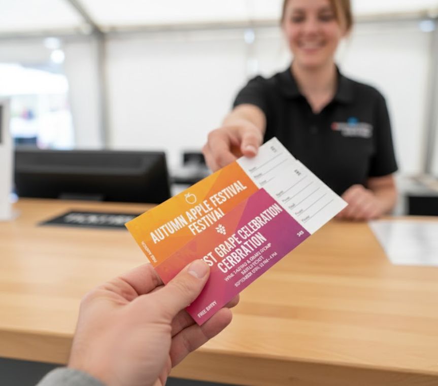 Coupon/ Ticket  - 3.5"x 8.5"