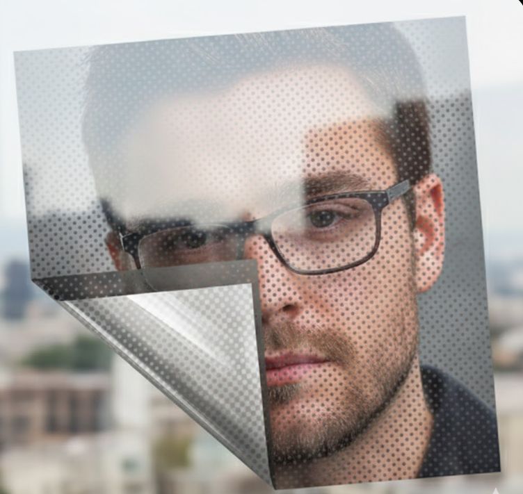 Perforated Vinyl  (Dotted - See through Window Vinyl  )