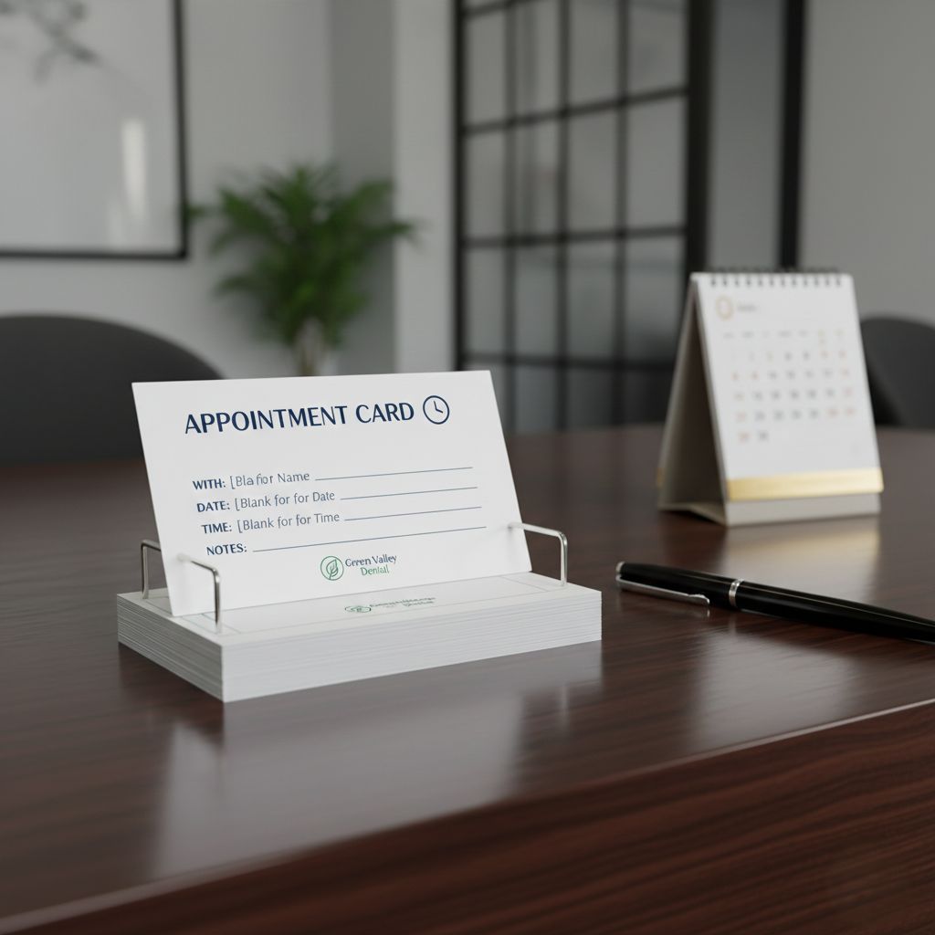 Appointment Cards (with same day option)