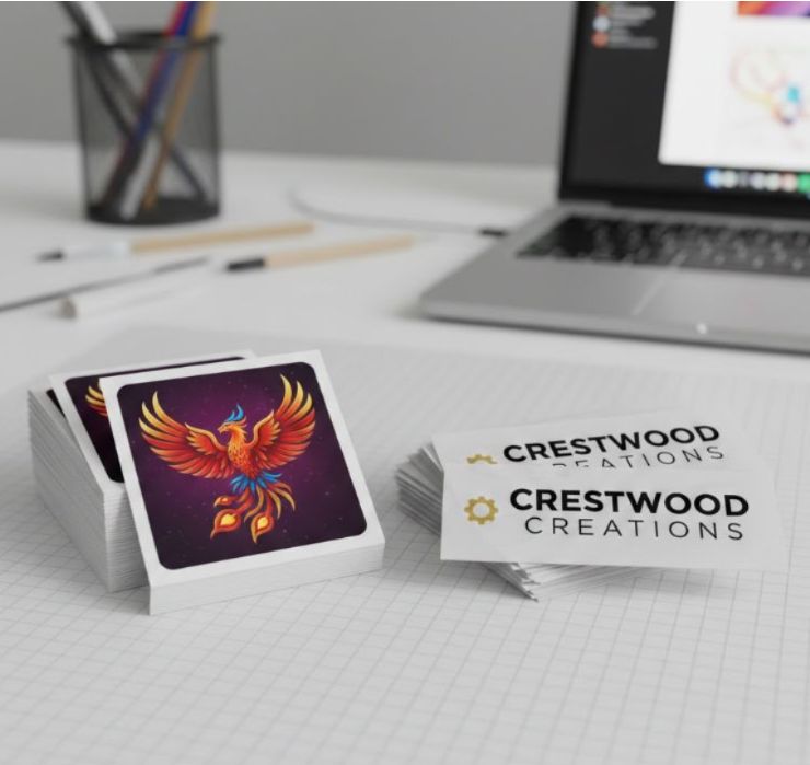 Paper labels- Straight cut (Same day)