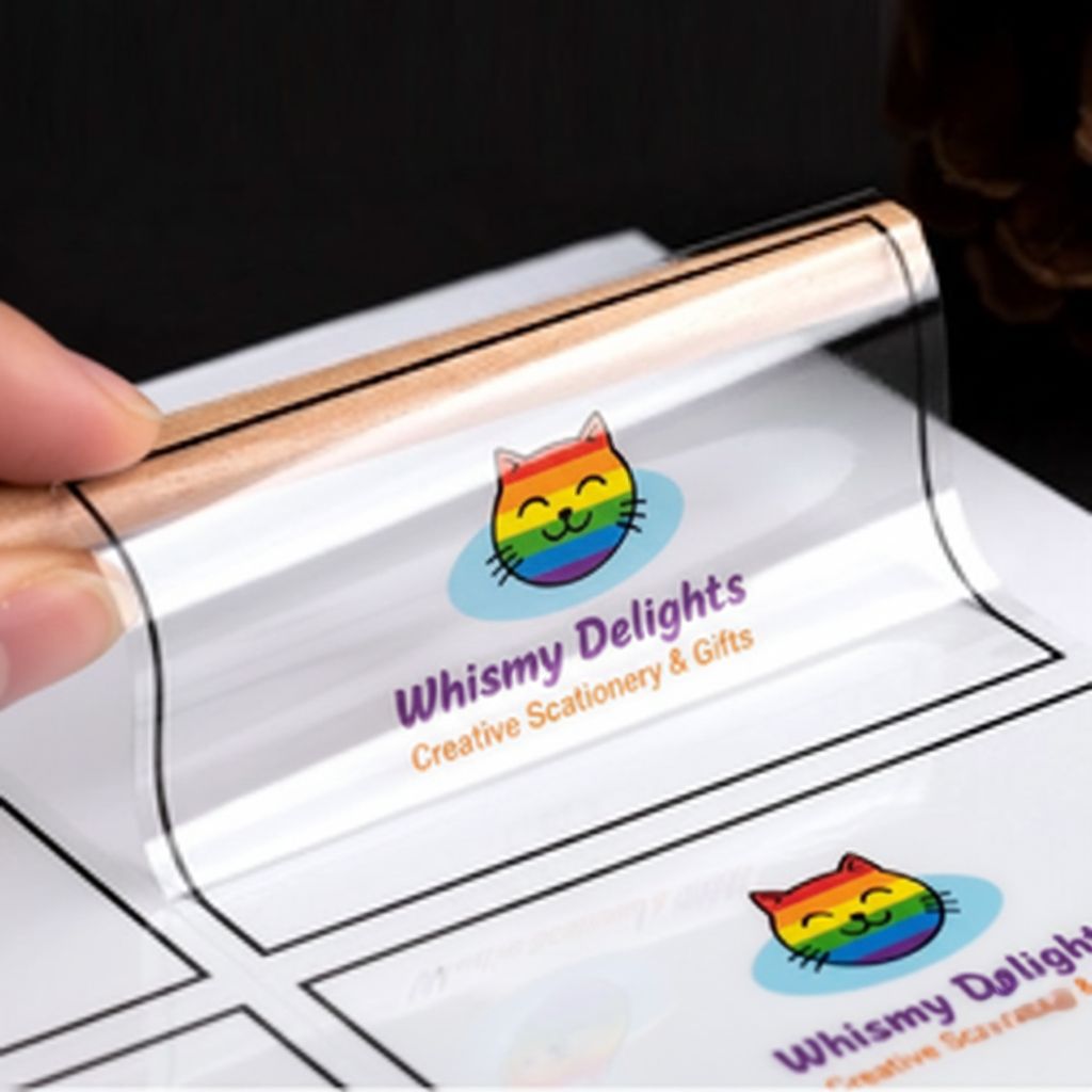 Clear stickers - on sheets (Same day)