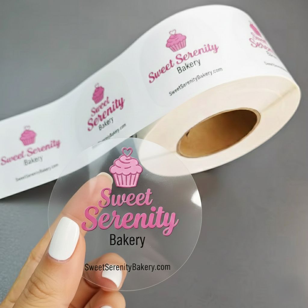 Clear Stickers - Roll  (5-7 days )