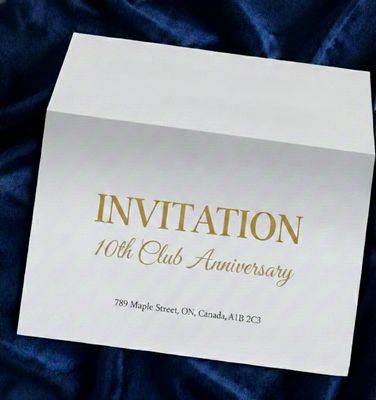 Invitation Envelope  ( 5.25 "  x 7.25" )