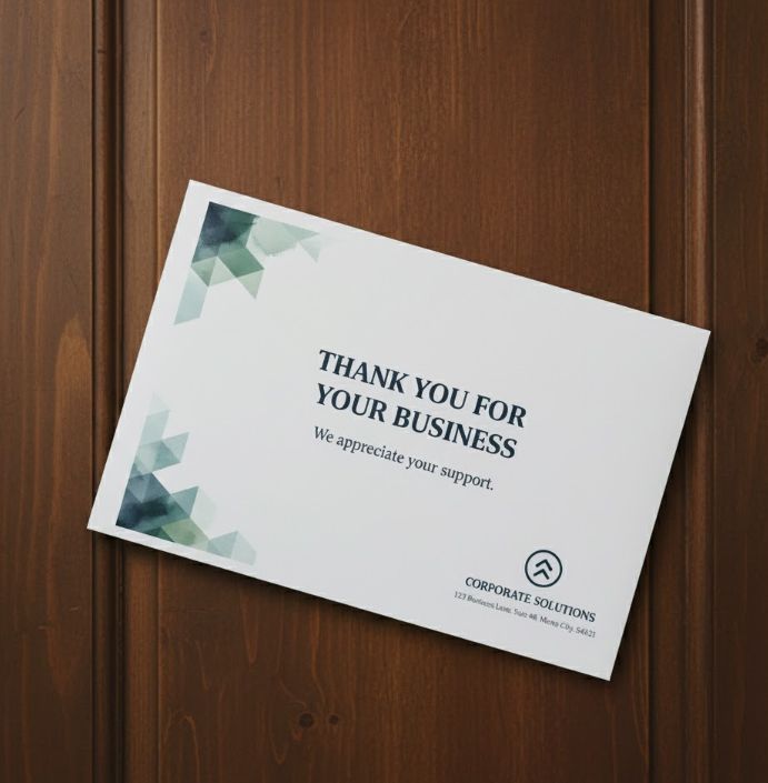 Thank you Envelope  ( 5.25 "  x 7.25" )