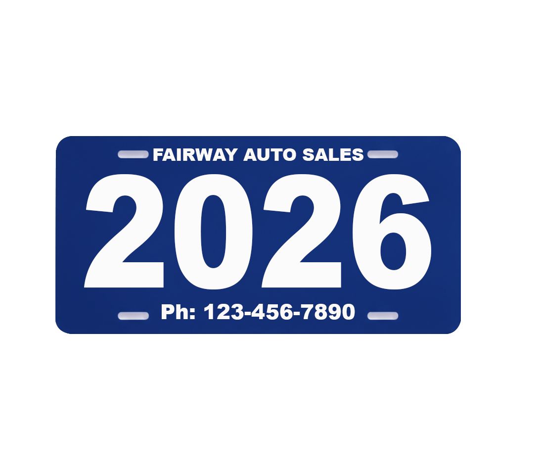 Year Plates Auto dealer
