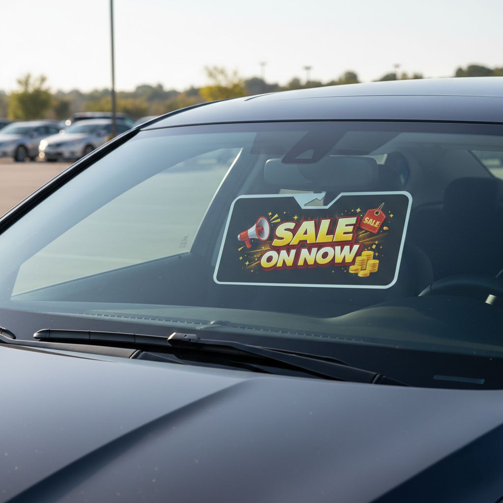Reusable Mirror Hanger Signs ( Auto Dealers )