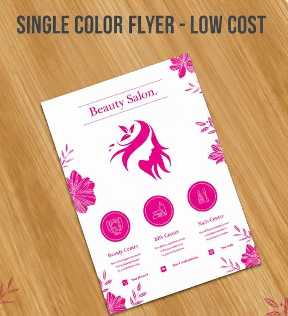 Single Color Flyers - Low Cost