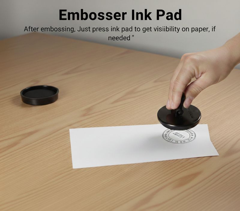 Instant Embosser Urgent notary seal ink pads Instant embosser inker replacement Fast ...