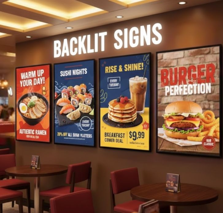 Backlit signs Sheets