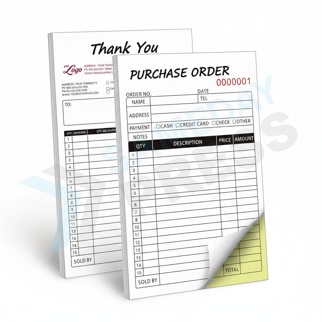 Purchase order forms
